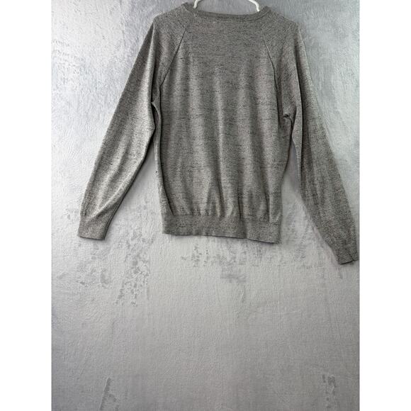 J.Crew Raglan Budded Pullover Sweater • Heather Gray • Men’s Small - Picture 5 of 6